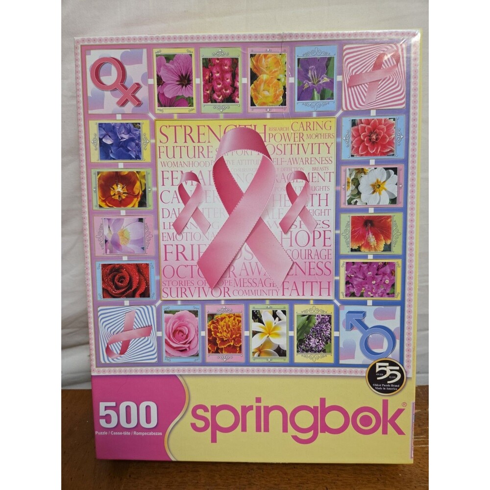 Springbok Symbols of Strength Puzzle 500 pieces 2019 Breast Cancer